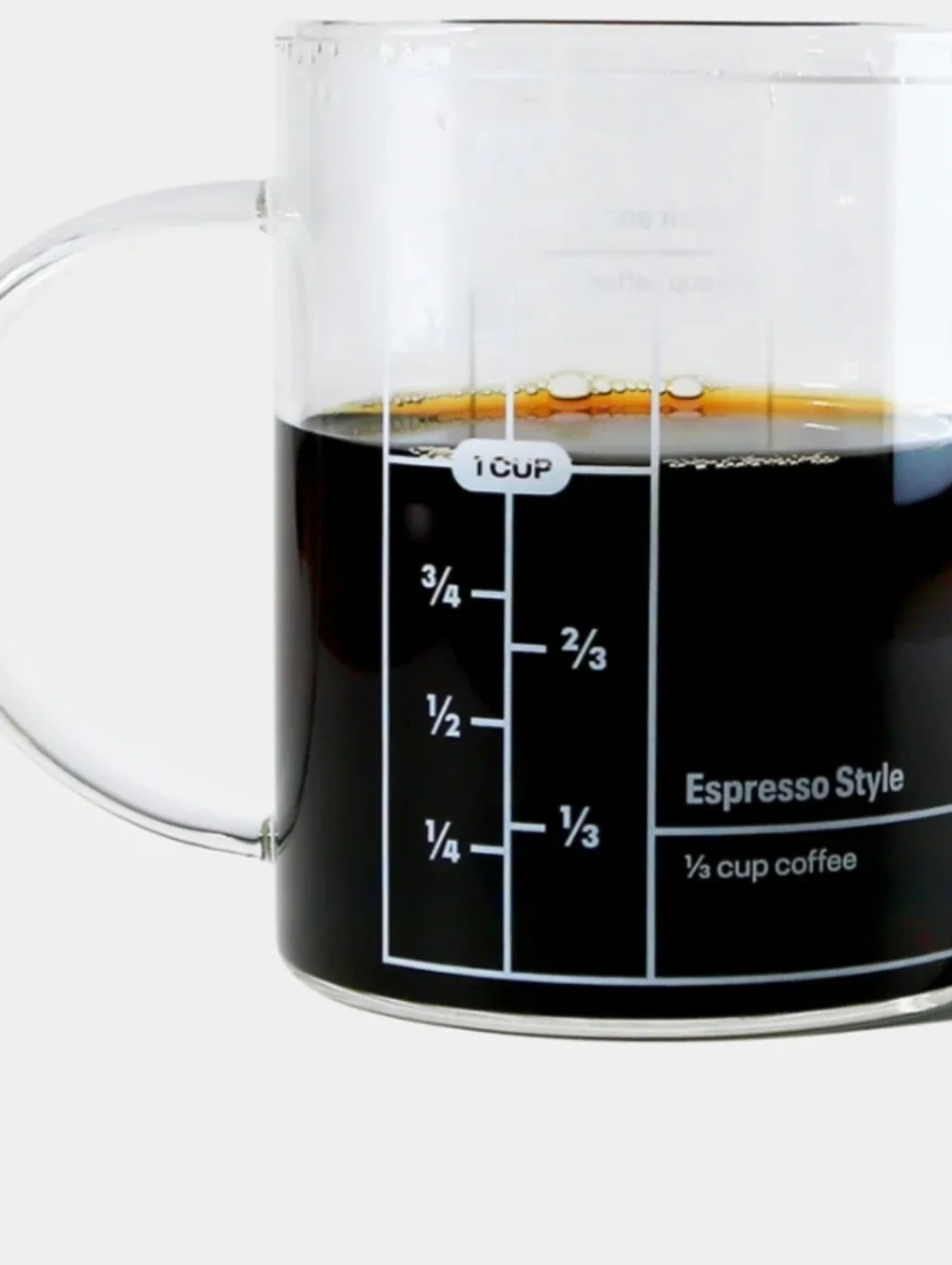 Copper Cow Coffee The Coffeeist 12 Oz. Glass  Mug, NEW